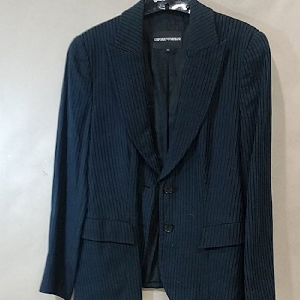 EMPORIO ARMANI  Black Blazer SZ 12